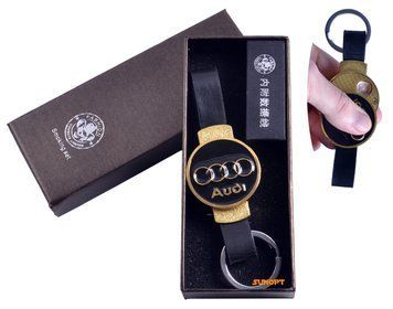USB зажигалка-брелок AUDI (Спираль накаливания) №4356-3 №4356-3 фото