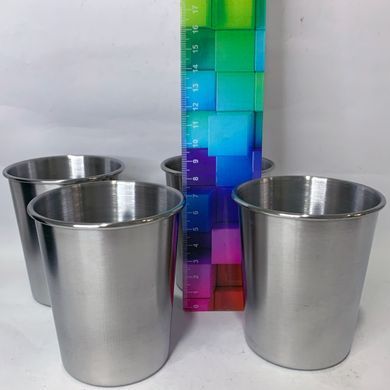 Набор металлических стаканов с чехлом (4 шт объемом 260 мл каждый) PM-260A PM-260A фото