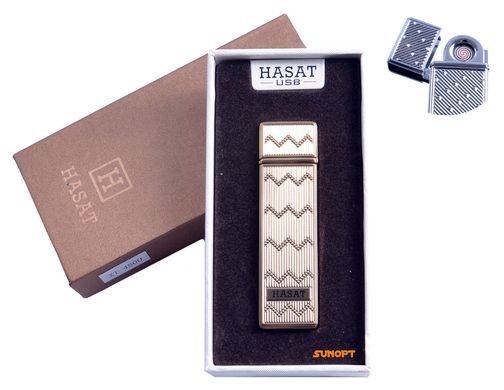 USB зажигалка в подарочной упаковке "Hasat" (Двухсторонняя спираль накаливания) №4800-3 4800-3 фото