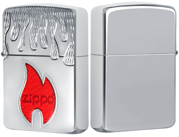 Классическая бензиновая зажигалка Zippo Inferno 🔥 D440 D440 фото