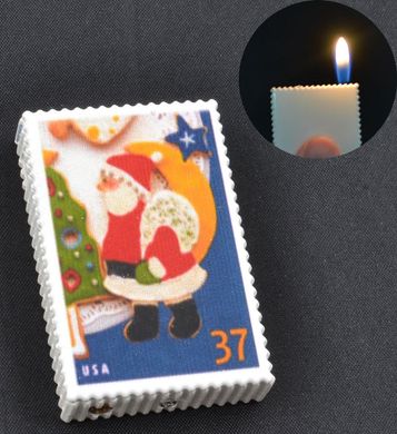 Зажигалка карманная марки Дед Мороз (обычное пламя) №2563-4 708006175 фото
