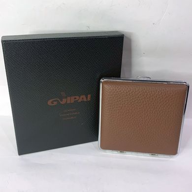 Портсигар в подарунковій упаковці GVIPAI (Шкіра, 20 шт) XT-4983-3 XT-4983-3 фото