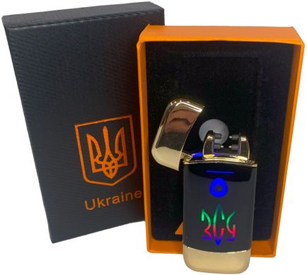 Дуговая электроимпульсная зажигалка с USB-зарядкой⚡️Украина ВСУ LIGHTER HL-440-Gold HL-440-Gold фото