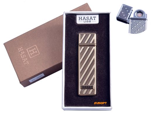 USB зажигалка в подарочной упаковке "Hasat" (Двухсторонняя спираль накаливания) №4800-4 4800-4 фото