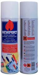 Газ для заправки запальничок високого очищення Newport 250 мл (Англія) Newport-250 фото