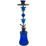 Кальян повний комплект HOOKAH (50 см) &mdash; Синій / Кристал H3208 H3208 Blue / Silver фото