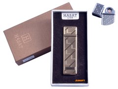 USB зажигалка в подарочной упаковке "Hasat" (Двухсторонняя спираль накаливания) №4800-5