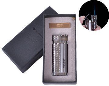 Запальничка подарункова Honest (Гостре полум'я) №2815 Silver №2815 Silver фото