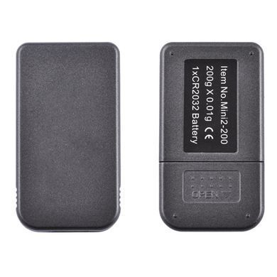 Мініатюрні цифрові ваги з функцією тари 💎 200г (0,01г) 6202 / MINI 2 3526 фото