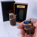 Газовая зажигалка HONEST для сигар (двойное турбо-пламя, пробойник) HL-853 Brown HL-853 Brown фото 2