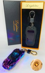 Электрическая зажигалка - брелок Авто (с USB-зарядкой и подсветкой⚡️) HL-467 Colorful HL-467-Colorful фото