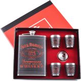 Подарочный набор 6в1 фляга, рюмки, лейка "Jack Daniels" TZ-3 TZ-3 фото