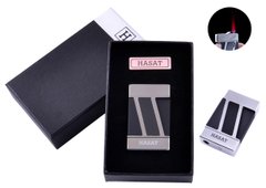 Запальничка в подарунковій коробці HASAT (Турбо полум'я) №4315 Black №4315 Black фото