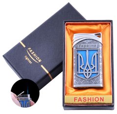 Зажигалка в подарочной коробке Украина (Острое пламя) UA-20 Silver UA-20-Silver фото