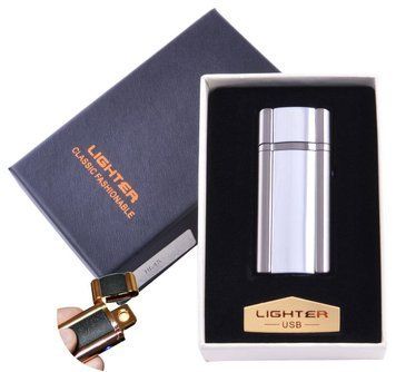 USB зажигалка в подарочной упаковке Lighter (Спираль накаливания) №HL-45-5 955742957 фото