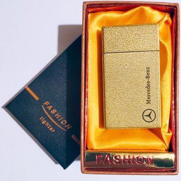 Зажигалка подарочная Mercedes-Benz Gold (Турбо пламя 🚀) LIGHTER D195 D195 Mercedes-Benz Gold фото