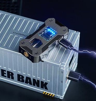 Бензинова запальничка з гравітаційним механізмом Gravity Flame HL-607 Black ⚠️ Уцінка HL-607 Black Уценка⚠️  фото