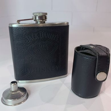 Подарунковий набір фляга Jack Daniel&rsquo;s з чарками QK-1-2 QK-1-2 фото