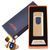 USB зажигалка в подарочной упаковке Lighter (Спираль накаливания) HL-43 Gold HL-43 Gold фото