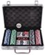 🎲 Покерный набор в алюминиевом кейсе на 200 фишек №200 200 фото 1