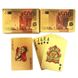 Карты игральные пластиковые🃏 500 евро/ 54 шт/ 408-12 золотые 408-12-золоті фото 1