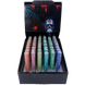 Стеклянная трубка One Hitter с принтом "Sugar Skull" и ершиком для чистки DK-8 DK-8 фото 2
