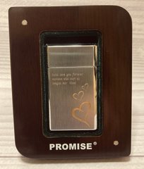 Запальничка в подарунковій коробці Promise (Турбо полум'я) BN201-FA01 BN201-FA01 фото