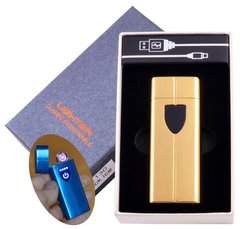 Электроимпульсная зажигалка в подарочной коробке LIGHTER (USB) HL-130 Gold HL-130-Gold фото