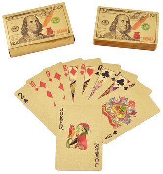 Карты пластиковые Dollar Gold (54 шт) №408-5 408-5 фото
