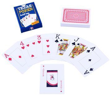 Карты пластиковые Texas Poker (54 шт) №408-30-1 Красный 408-30-1-Червоний фото