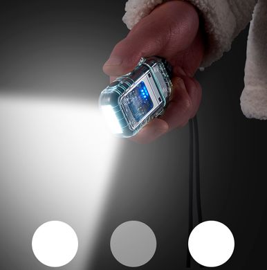 Дугова електроімпульсна запальничка з ліхтариком водонепроникна⚡️🔦 HL-514-Silver HL-514-Silver фото
