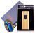 Электроимпульсная зажигалка в подарочной коробке LIGHTER (USB) HL-130 Gold HL-130-Gold фото