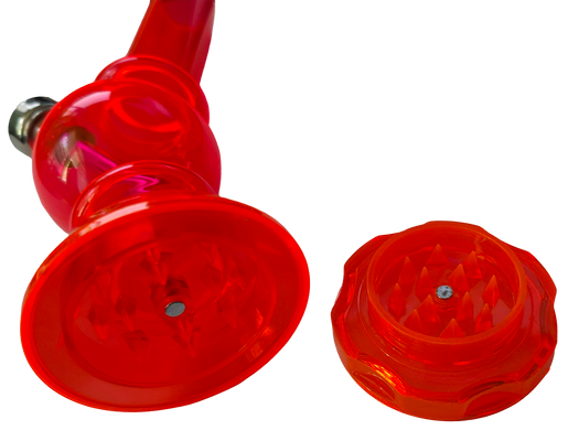 Акриловий міні-бонг Double Bubble з вбудованим гриндером (17 см) K-119 K-119 фото