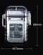 Дугова електроімпульсна запальничка з ліхтариком водонепроникна⚡️🔦 HL-514-Silver HL-514-Silver фото 8