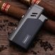 Газовая зажигалка HONEST для сигар (турбо-пламя, пробойник и игла) HL-854 Pearl Black HL-854 Pearl Black фото 1