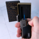 Газовая зажигалка HONEST для сигар (турбо-пламя, пробойник и игла) HL-854 Pearl Black HL-854 Pearl Black фото 3