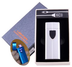 Електроімпульсна запальничка в подарунковій коробці LIGHTER (USB) HL-130 Silver HL-130-Silver фото