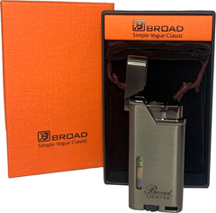 Газовая ветрозащитная зажигалка в подарочной коробке 🎁 BROAD HL-539-Black HL-539-Black фото