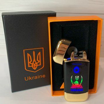 Дугова електроімпульсна запальничка з USB-зарядкою⚡️Україна LIGHTER HL-438-Gold HL-438-Gold фото