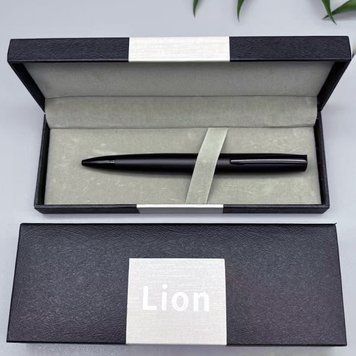Подарункова ручка в коробці Lion (чорна матова) RP-382 RP-382 фото