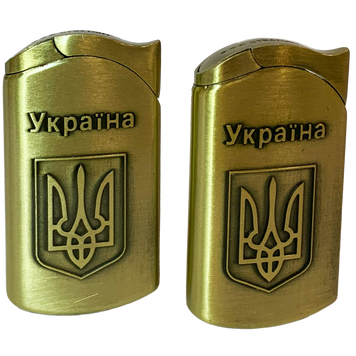 Зажигалка карманная Украина (турбо пламя) HL-4563 HL-4563 фото