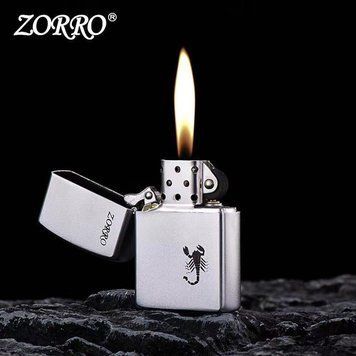 Запальничка бензинова "ZORRO Скорпіон" HL-353 HL-353 фото