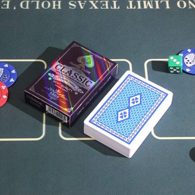 Карти гральні пластикові для покеру "CLASSIC" Колода 54 аркуша №395-12 395-12 фото
