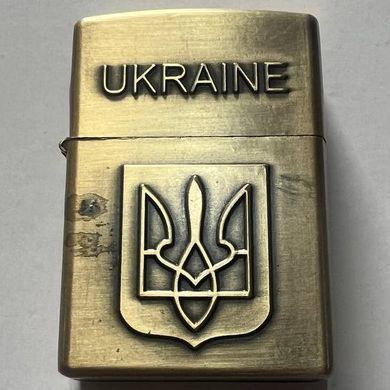 Запальничка бензинова герб України 4410-Уцiнка! 4410 Уцiнка! фото