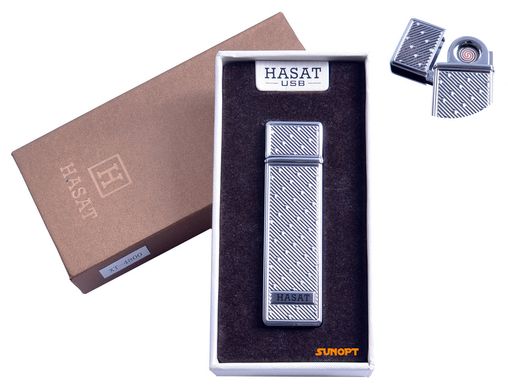 USB зажигалка в подарочной упаковке "Hasat" (Двухсторонняя спираль накаливания) №4800-8 4800-8 фото
