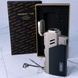 Газовая зажигалка HONEST для сигар (турбо-пламя, пробойник и игла) HL-854 Pearl Grey HL-854 Pearl Grey фото 4