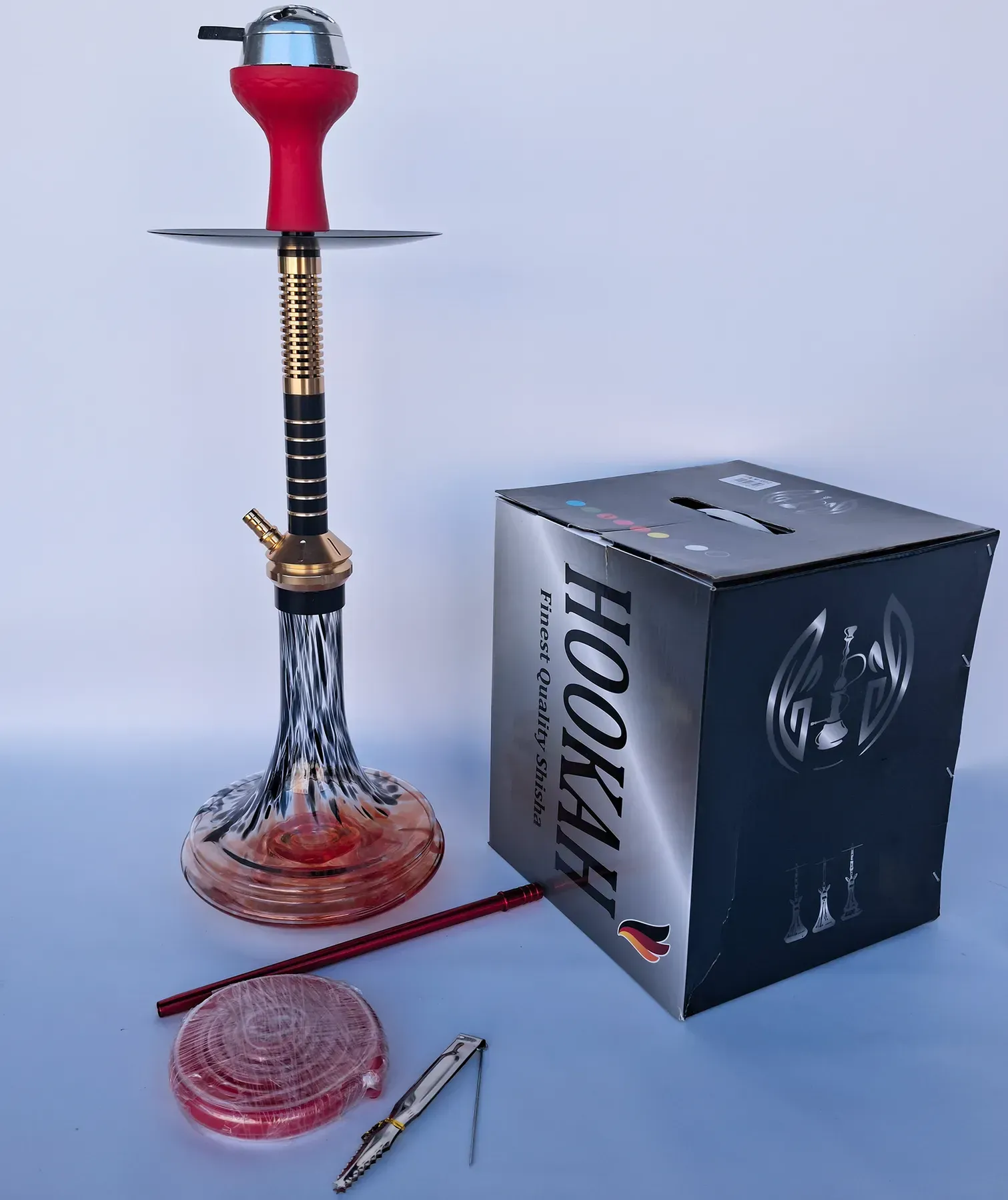 Кальян Hookah красно-бронзовый 53 см
