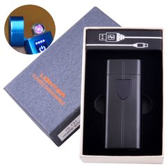 Електроімпульсна запальничка в подарунковій коробці LIGHTER (USB) HL-131 Black HL-131 Black фото