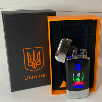 Дугова електроімпульсна запальничка з USB-зарядкою⚡️Україна LIGHTER HL-438-Silver HL-438-Silver фото
