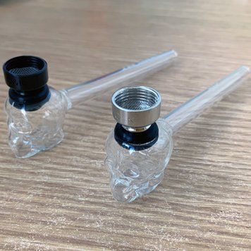 Стеклянный выпариватель-трубка D&K Oil-pipe 💀 DK8441 / DK-8587 Череп 💀 DK8441 / DK-8587 Череп 💀 фото